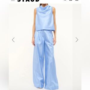 Staud Rochelle Top Periwinkle